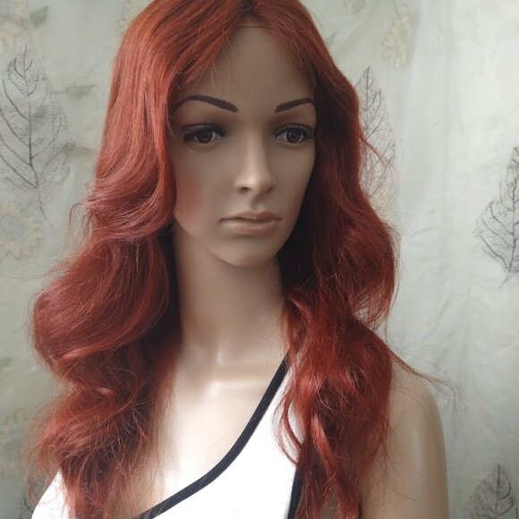 HUMAIN WIG REDDISH BROWN - Picture 2 of 3